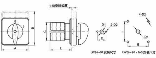 LW26系列万能转换开关(图1)